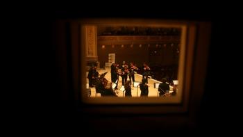 A view from the 'Maestro Suite' high above the Carnegie Hall stage