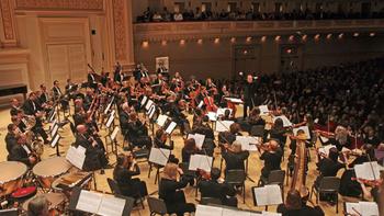 The Albany Symphony from behind-the-scenes at Carnegie Hall.