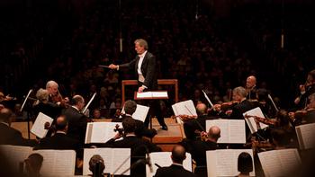 Conductor Franz Welser-Most and the Cleveland Orchestra.