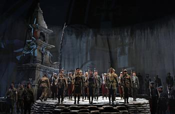 Ensemble in the Minnesota Opera production of Silent Night