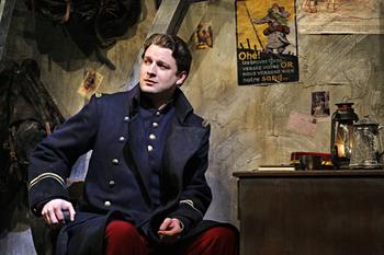 Liam Bonner as Lieutenant Audebert in the Minnesota Opera production of Silent Night