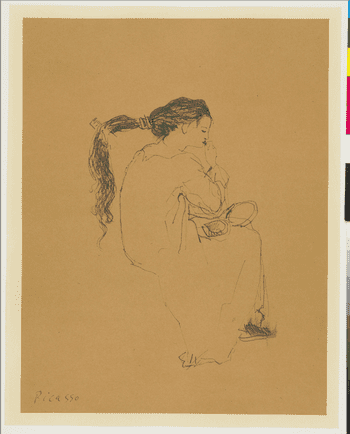 Pablo Picasso, <em>La Coiffure</em>, 1906. Pablo Picasso, <em>La Coiffure</em>, 1906.