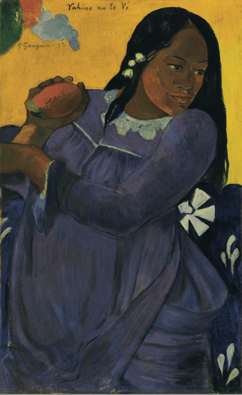 Paul Gauguin, <em>Vahine no te vi (Woman of the Mango)</em>, 1892. Paul Gauguin, <em>Vahine no te vi (Woman of the Mango)</em>, 1892.