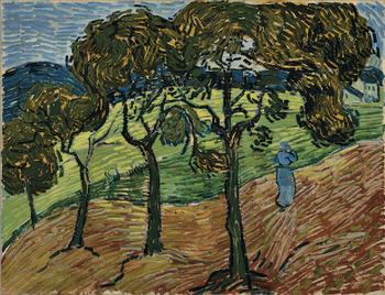 Vincent van Gogh, <em>Landscape with Figures</em>, 1889, Vincent van Gogh, <em>Landscape with Figures</em>, 1889,