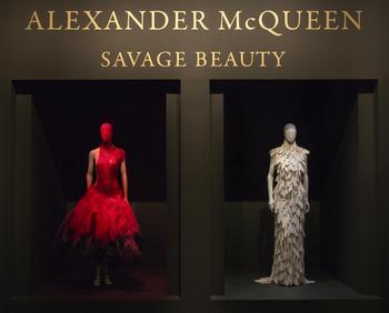 Alexander McQueen memorial: Never wear stilts to church! How the  fashionistas, wearing his outlandish creations, remembered the late  designer
