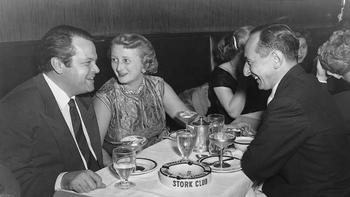 Jeffrey Lyons’ parents with Orson Welles at the Stork Club