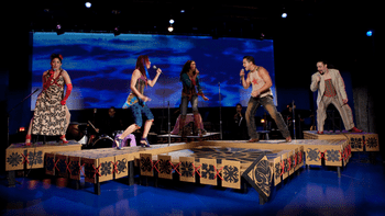 The current production at the Pregones Theatre is Aloha Boricua