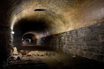 Unused tunnel under Atlantic Avenue in Brooklyn.