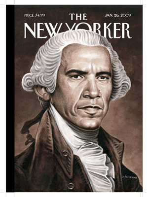 <em>New Yorker</em> cover, "The First"