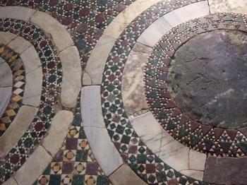 The floor of the Church of San Benedetto
