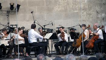 The Orpheus Chamber Orchestra makes its Naumburg Bandshell debut.