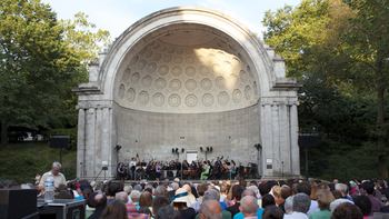 The Knights in the Naumburg Bandshell in Central Park on July 10, 2012.
