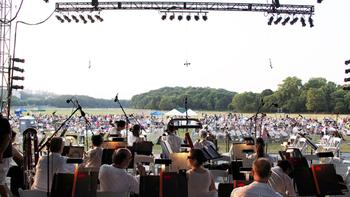 The New York Philharmonic at Van Courtlandt Park in the Bronx on July 17, 2012.