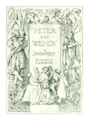 Illustration from Peter and Wendy by F. D. Bedford (published by Charles Scribner's Sons in 1911) Illustration from Peter and Wendy by F. D. Bedford (published by Charles Scribner's Sons in 1911)