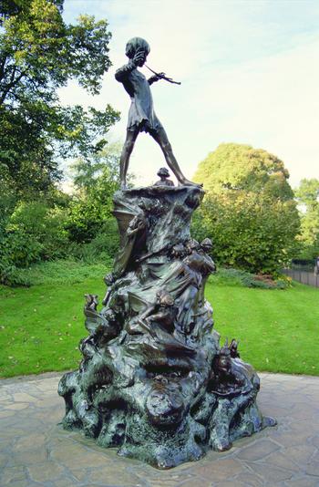 Sir George James Frampton, Peter Pan, 1912. Bronze statue in Kensington Gardens, London. (Courtesy of the Bridgeman Art Library) Sir George James Frampton, Peter Pan, 1912. Bronze statue in Kensington Gardens, London. (Courtesy of the Bridgeman Art Library)