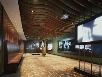 Interior photo of the Ertegun Jazz Hall of Fame