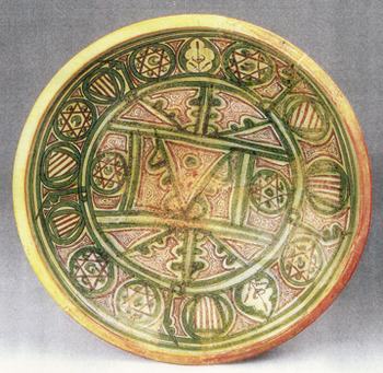 Anonymous (Teruel) - "Tajador (Plate)" (Mid-14th century, Ceramic)