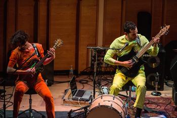 So Percussion & Buke and Gase perform at the Ecstatic Music Festival on March 26, 2014