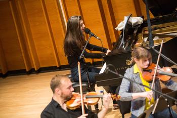 Julia Holter and Spektral Quartet at Merkin Concert Hall February 25, 2015