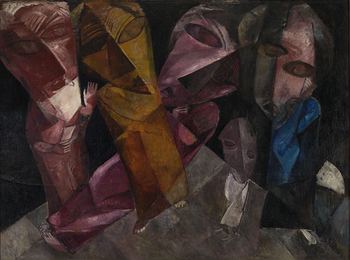 Lasar Segall (1891-1957). Eternal Wanderers, 1919. Oil on canvas, 54 3/8 x 72 ½ in. (138 x 184 cm). Lasar Segall Museum, IBRAM/Ministry of Culture