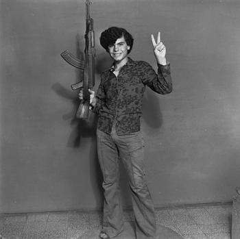 Akram Zaatari, <em>Hashem El Madani—Palestinian  resistant, Studio Shehrazade, Saïda</em>, Lebanon, 1970– 72