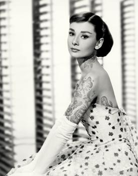 audrey hepburn marilyn monroe and marlon brando get inked audrey hepburn marilyn monroe and marlon brando get inked