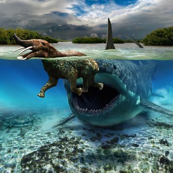 <em>Megalodon stalking Platybelodon</em>