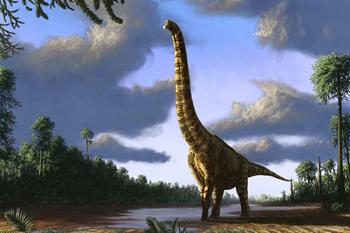 <em>Brachiosaurus at dawn</em>