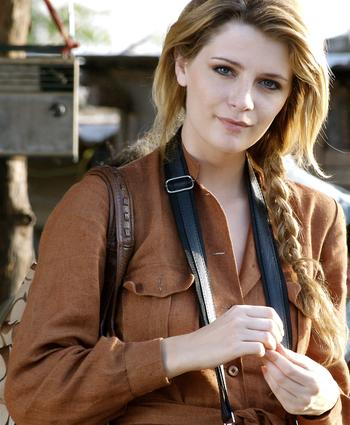 Mischa Barton on the set of "Bhopal: A Prayer for Rain."
