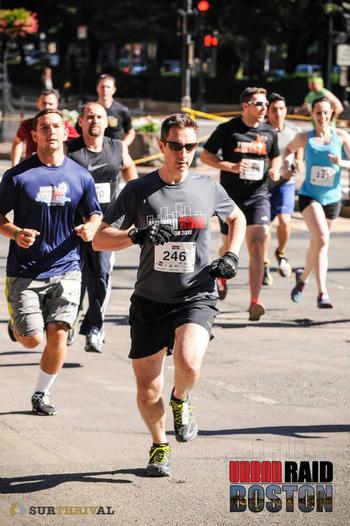 Vladimir Ivkovic at the Boston Urban Raid Race.