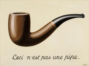 René Magritte (Belgium, 1898-1967). La trahison des images (Ceci n’est pas une pipe) (The Treachery of Images [This is Not a Pipe]). 1929.