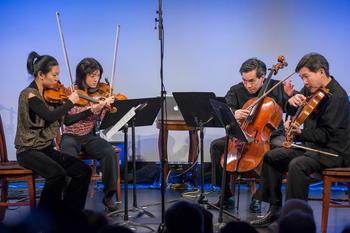 Ying Quartet at "From China to America" at New York HIstorical Society on Jan. 10, 2014