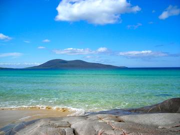 blue green ocean sea sky