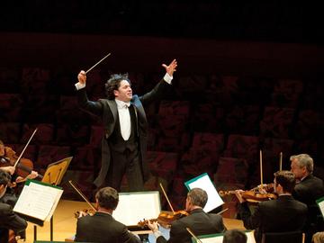 Gustavo Dudamel conducting the LA Philharmonic