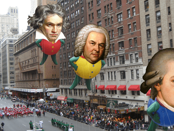 WQXR is hosting a musical Thanksgiving Day parade of great classical pieces.