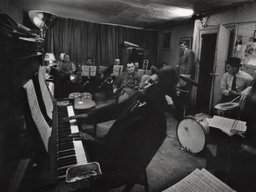 Thelonious Monk and the Tentet in rehearsal, 1959