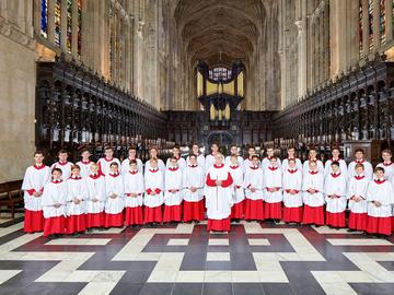 King's College Choir for the 2017-18 academic year.