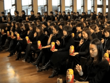 Matryomin Ensemble 'Da' with their Instruments