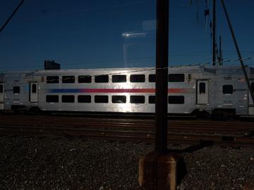 NJ Transit train.