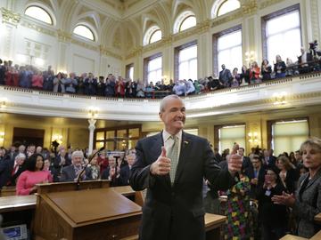 Murphy unveiled his second budget Tuesday, calling for about $1 billion in increased spending.