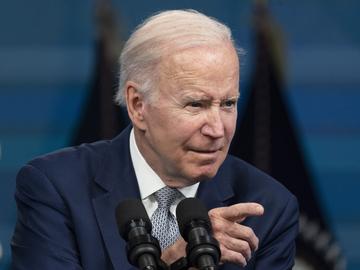 President Joe Biden speaks about inflation in the South Court Auditorium on the White House complex in Washington, Tuesday, May 10, 2022.