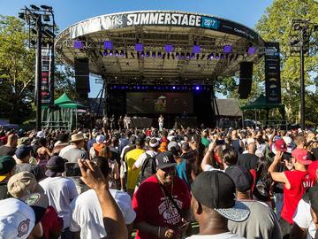 View of SummerStage from 2017