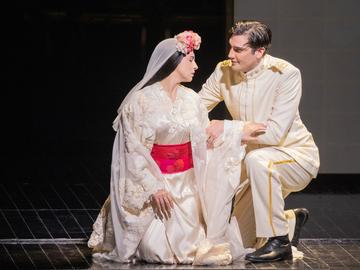 Asmik Grigorian as Cio-Cio-San and Jonathan Tetelman as Pinkerton in Puccini's 'Madama Butterfly.' 
