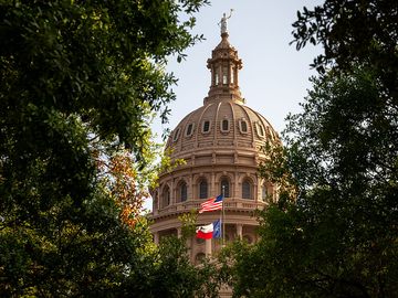 The State Capitol is seen on August 14, 2025 in Austin, Texas. 