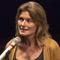 Jennifer Egan onstage at the Brooklyn Academy of Music