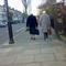 elderly women walking together