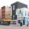 The outside facade of 174 Grand Street, a Passive House in Williamsburg, New York