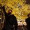 Protesters chanting in Zuccotti Park after being allowed back in.