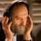 Estonian composer Arvo Pärt during a recording session