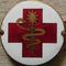 medicine bottle top, cross